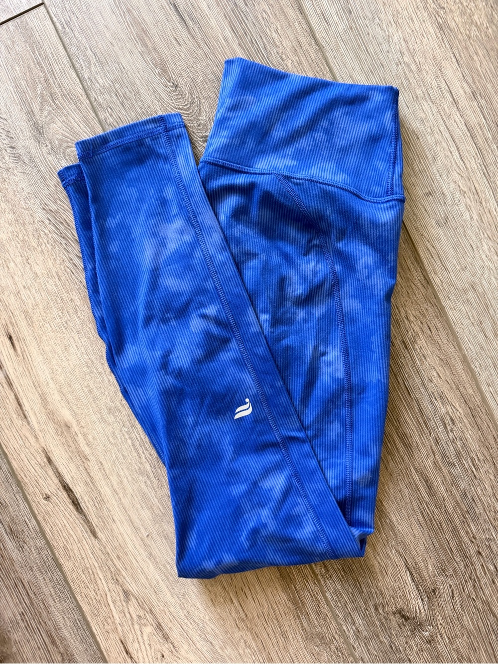 Fabletics Royal Blue Ribbed Leggings